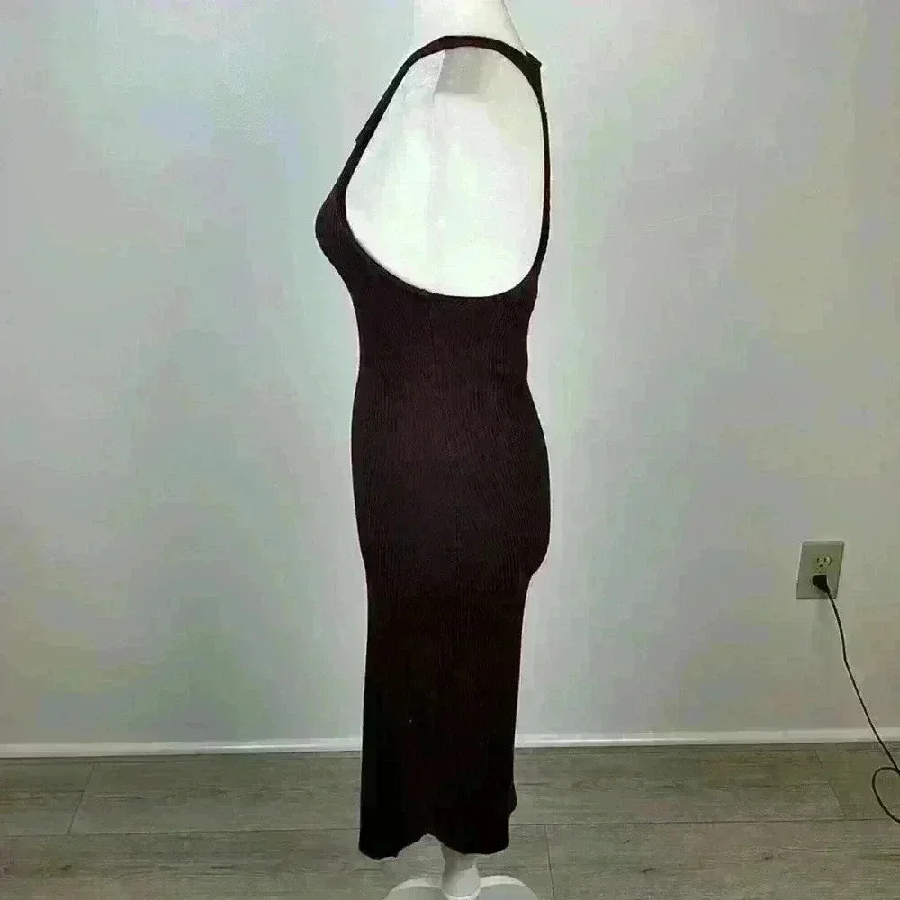 Don’t Ask Why Ribbed Bodycon Dress OS